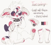 Tuesday dog adopt [CLOSED] by CRUSTTT on DeviantArt Tuesday dog adopt [CLOSED]