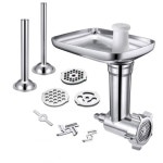 Stainless Steel Meat Grinder for KitchenAid Bench Stand Mixers with Sausage Filling Tube/Food Processor Accessories - Newegg.ca... 