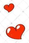 Hearts up PNG, SVG