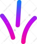 Lines clipart in Vibrant style in PNG, SVG