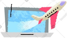 Flying aeroplane clipart images in SVG, PNG, GIF