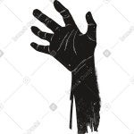 Spooky hand clipart images in SVG, PNG, GIF