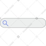 Search Bar Clipart - High-Quality Vector Graphics - Download PNG