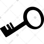 Gold key clipart images in SVG, PNG, GIF