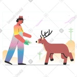 Brown deer clipart images in SVG, PNG, GIF