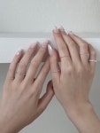 아웃스퀘어 (925silver) 실버 마디반지 Layer ring 3 type *3~21호 아웃스퀘어 (925silver) 실버 마디반지  Layer ring 3 type  *3~21호
