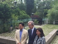 아끌리마따숑 공원(파리 16구, 불로뉴숲 소재) 개장행사 참석 상세보기|공관 활동사항 | 주프랑스 대한민국 대사관 주프랑스 대한민국 대사관 