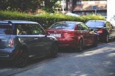세, 자동차, 주차, 선, 측면, 도로, 자동, BMW, 미니 쿠퍼, m3 | Pxfuel