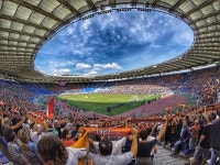 사람들, 보고, 축구, 시합, 경기장, 잔디, 로마, 올림픽 경기장, 올림픽, 올림 피코 로마 | Pxfuel