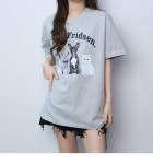 (박스티) 캣 도그 오버핏 반팔 티셔츠(파라노말샵)- 이랜드몰