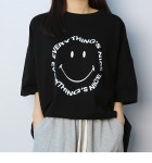 (박스티) 에브리 스마일 레터링 오버핏 반팔 티셔츠 (파라노말샵)- 이랜드몰