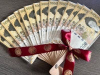 파티붕붕 상품 후기 | 화면보다 이뻐요 양면테이프와 돈담을 비닐, 부챗살만으로 어떻게 도안대로 만들라는 건지요? 저 재료만으로 창의적으로... 