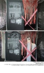 파/티/붕/붕 할로윈 귀신의집 포토존 세트 46번 / 할로윈 스탠드 유령 피묻은 커튼 장식 공포 호러 장식 꾸미기
