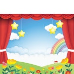 파/티/붕/붕 D3891 무대 배경 현수막 / 발표회 현수막 어린이집 유치원 학예회 재롱잔치 포토존