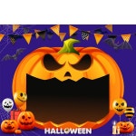 파/티/붕/붕 H5136 할로윈파티 현수막 / 유치원 할로윈 현수막 어린이집 호박 포토존 제작