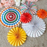 파/티/붕/붕 빵빠레 페이퍼팬 세트 / 생일 파티 데코 파티 용품 벽장식 포토존  페이퍼휠 어린이 생일 파티 용품