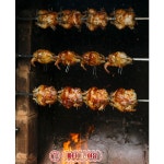 파/티/붕/붕 D4795 바베큐 현수막 / 전기 통닭 구이 현수막 치킨 포토존 제작