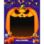 파/티/붕/붕 H5136 할로윈파티 현수막 / 유치원 할로윈 현수막 어린이집 호박 포토존 제작