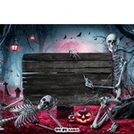 파/티/붕/붕 현수막 - 할로윈