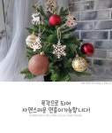 파/티/붕/붕 네추럴 목각장식 (10p) / 크리스마스 오너먼트 트리볼 장식