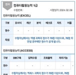 컴활 1급 필기, 실기 모두 균쌤과 함께 공부했던 합격 후기 ! - 컴퓨터활용능력시험 마이너 갤러리