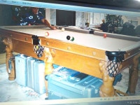 Unique antique pool table - Ladue, MO Patch Local For Sale: Unique antique pool table