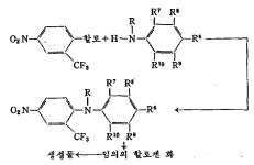 쉬스보론트리플루오라이드 | KR800001277B1 - 4-니트로-2-트리플루오로 메틸디페닐아민 유도체의 제조방법 - Google Patents