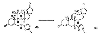 EP1539795B1 - Crystalline 17beta-hydroxy-7alpha-(5-methyl-2-furyl)-pregna-4,9(11)-dien-3-one-21-carboxylic acid, gamma-lactone... 