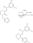 US6600040B2 - Process for the synthesis of (2R, 2-alpha-R, 3A)-2-[1-(3,5-bis(trifluoromethyl)phenyl)ethoxy]-3-(4-fluorophenyl)-1... 
