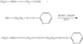 US8404222B2 - Soluble, degradable poly(ethylene glycol) derivatives for controllable release of bound molecules into solution... 