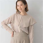 超特価人気 2WAYランダムストライプブラウス kqTcg-m89624954684 特価好評