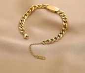 高品質格安 ★ KゴールドパーソナリティーチェーンL7 2GwgF-m62540359383 極上美品18 得価大人気