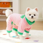 펫츠스토어 컬러풀 곰포인트 민소매 올인원