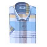 [AK분당][레노마셔츠]시원한마혼방 슬림핏반소매RJUSL1-336-BU - NS홈쇼핑  [AK분당][레노마셔츠]시원한마혼방 슬림핏반소매RJUSL1-336... 