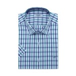 [AK분당][레노마셔츠]투톤깅엄체크 슬림핏반소매 RJUSL1-339-BU - NS홈쇼핑  [AK분당][레노마셔츠]투톤깅엄체크 슬림핏반소매 RJUSL1... 