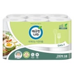 깨끗한나라 아껴쓰는 키친타월 그린패키지 200매 (6입) [1팩(6입)] - 에누리 가격비교