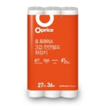 오프라이스 3겹 천연펄프 화장지 27m (36롤) [3팩] - 에누리 가격비교