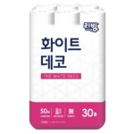 리빙 화이트 데코 50m (30롤) [5팩] - 에누리 가격비교