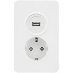제일전기공업 디아트 1구 USB 1포트 콘센트 화이트 - 에누리 가격비교