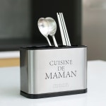 달팽이리빙 퀴진드마망 스텐 수저통 - 에누리 가격비교