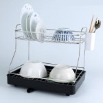 나승하이텍 회전물받이 식기건조대 블랙 [2단] - 에누리 가격비교