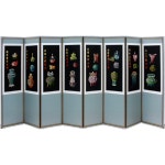 박씨상방 도자기 8폭 자수 병풍 3 - 에누리 가격비교