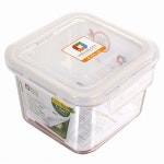 쓰리웨이테크놀로지 원터치 슬라이드 4면결착 밀폐용기 830ml[1개] - 에누리 가격비교