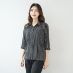 마담4060 엄마옷 밑단핀턱오픈블라우스-QBL304004 - 에누리 가격비교
