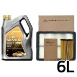 에스오일 세븐 골드 #9 C2&C3 5W30 6L + 순정필터 현대 더뉴 싼타페TM 2.2 디젤 - 에누리 가격비교