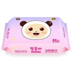 달곰이 러블리 플레인 물티슈 리필형 20매 [100팩] - 에누리 가격비교