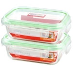 아이에코리아 수퍼 오븐글라스 그린에디션 직사각 640ml[2개] - 에누리 가격비교