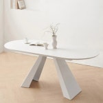 보니애가구 로앤 타원 24T 포세린 세라믹 식탁 1800 [의자별도] - 에누리 가격비교