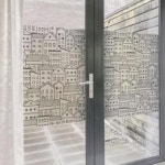 꾸밈 글라스시트지 흑백빌리지 gb420[100cm x 100cm] - 에누리 가격비교