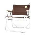 디즈니 패밀리 미키 접이식 로우 체어 [브라운] - 에누리 가격비교